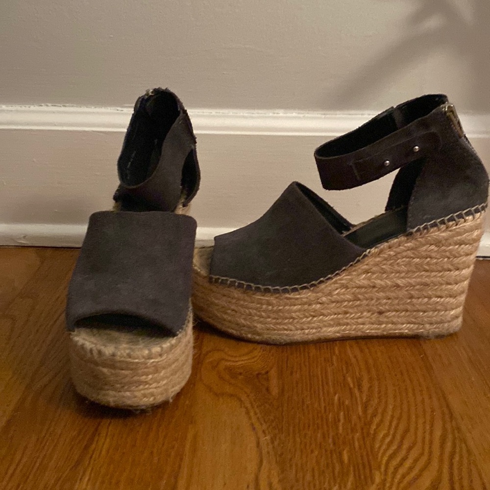 Dolce vita dark gray wedges size 8